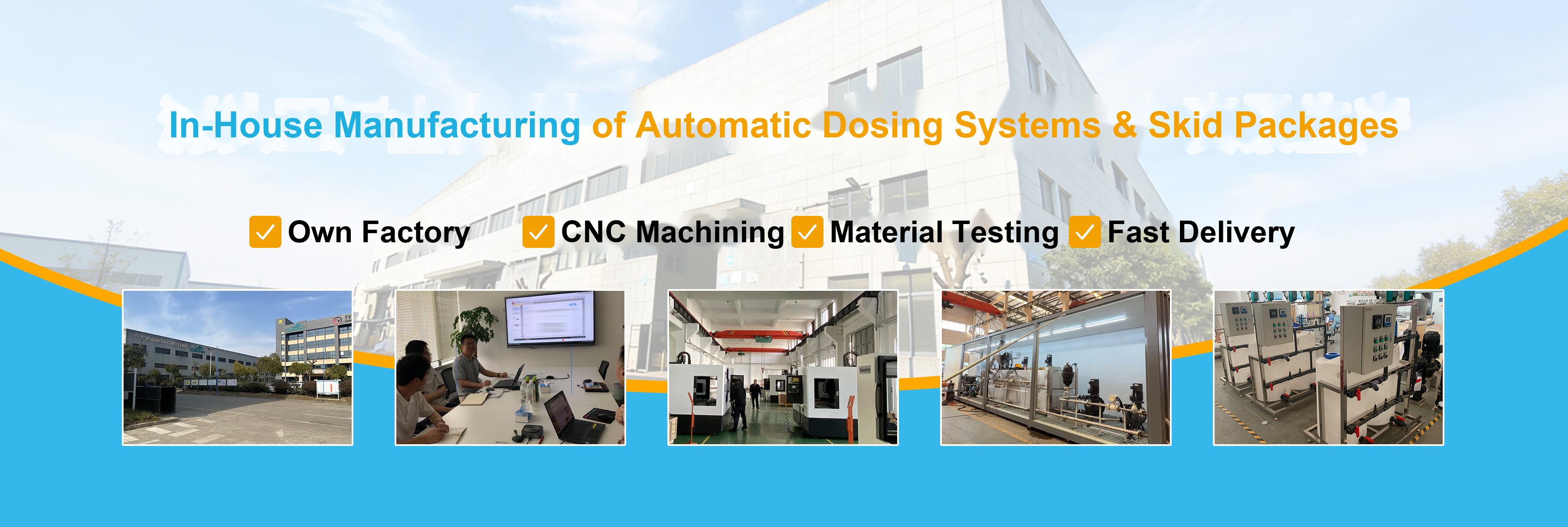 Boiler feed-water dosing skid manufacturing